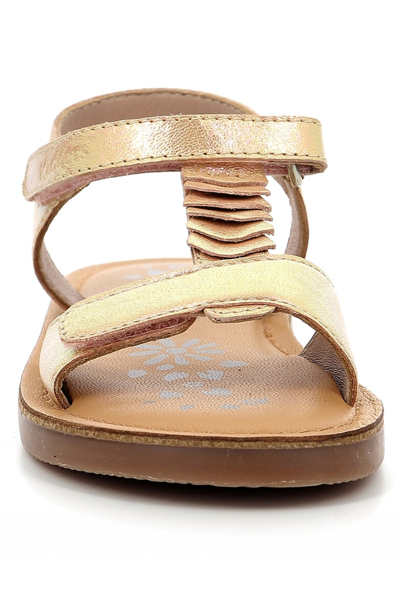 Kickers kids Кожени сандали с велкро - Pepit.bg