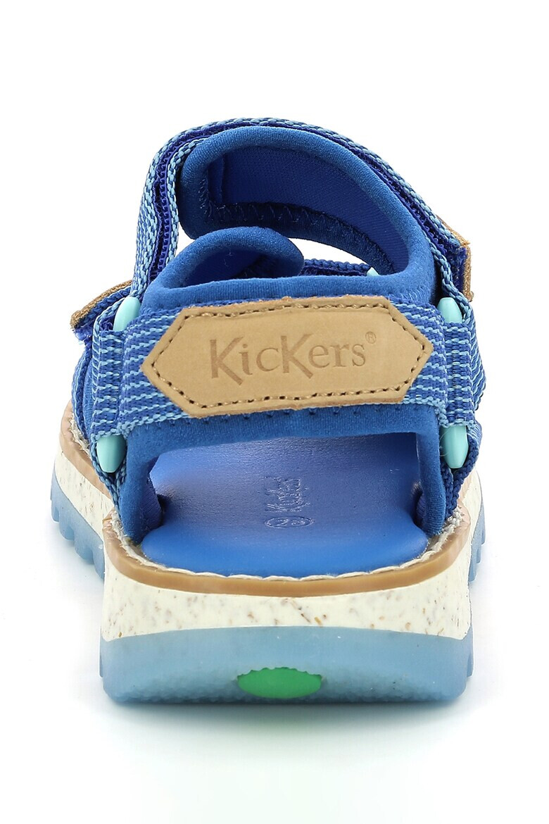Kickers kids Раирани сандали с велкро - Pepit.bg