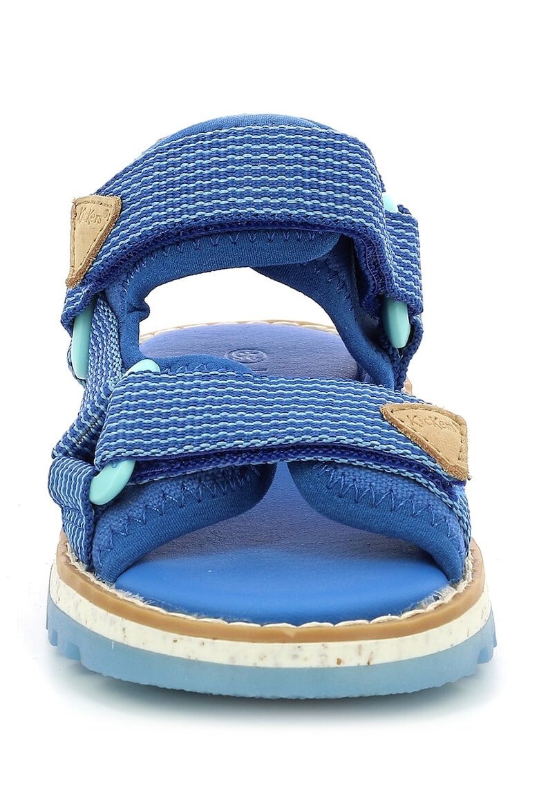 Kickers kids Раирани сандали с велкро - Pepit.bg