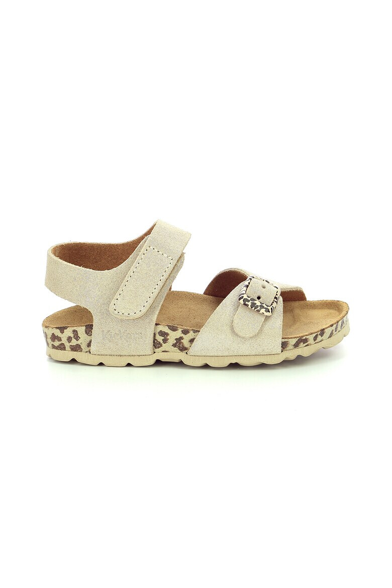 Kickers kids Сандали от велур - Pepit.bg