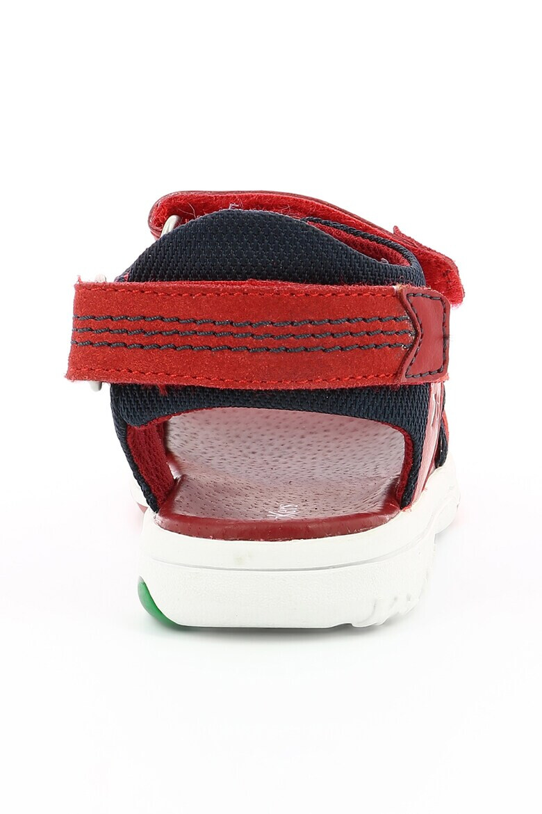 Kickers kids Сандали с велкро и велур - Pepit.bg