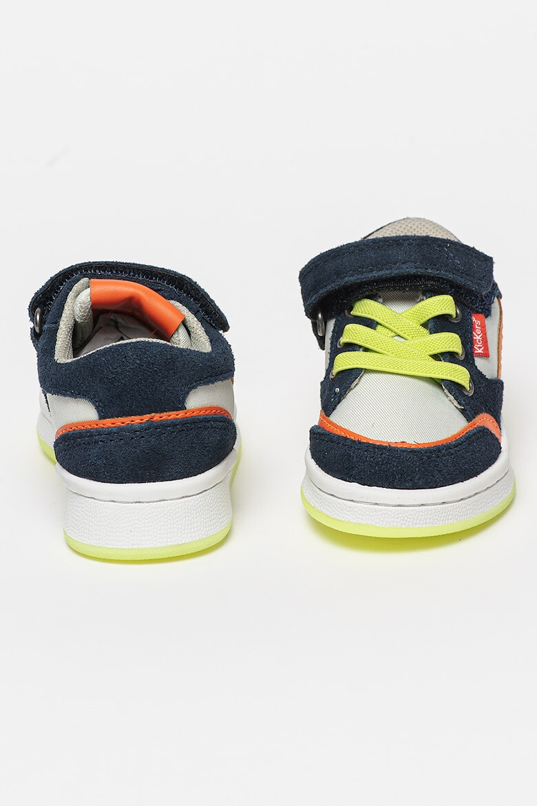 Kickers kids Спортни обувки Bisckuit с велур - Pepit.bg