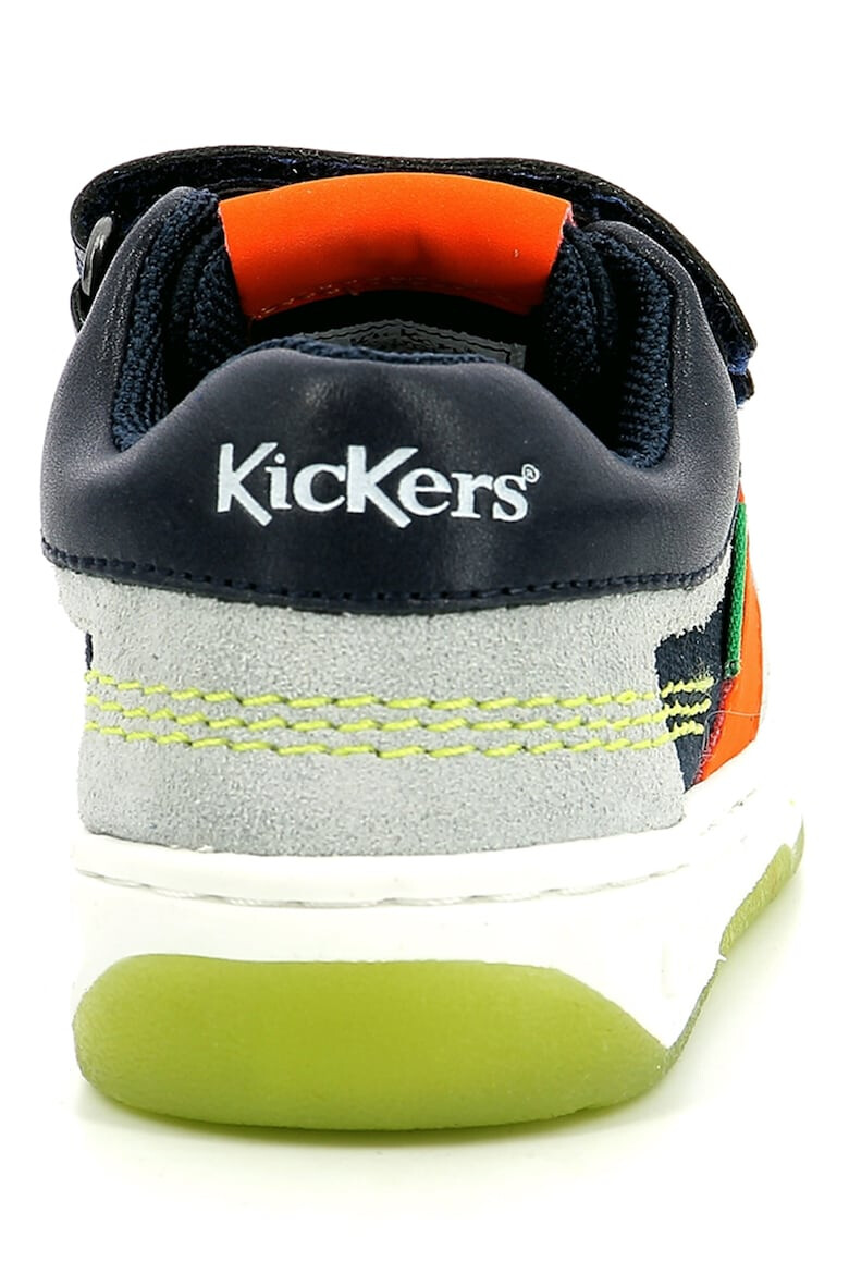 Kickers kids Спортни обувки с велур и велкро - Pepit.bg