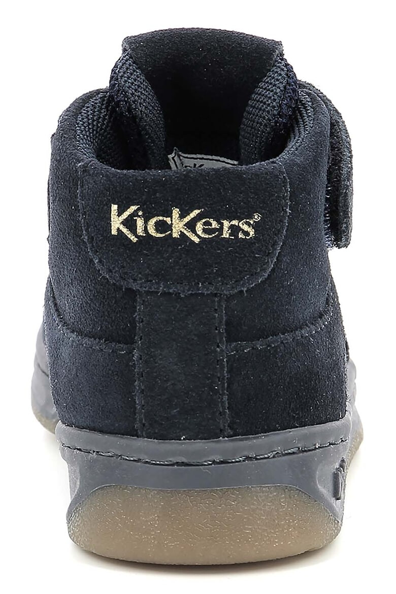 Kickers kids Велурени спортни обувки с текстил - Pepit.bg