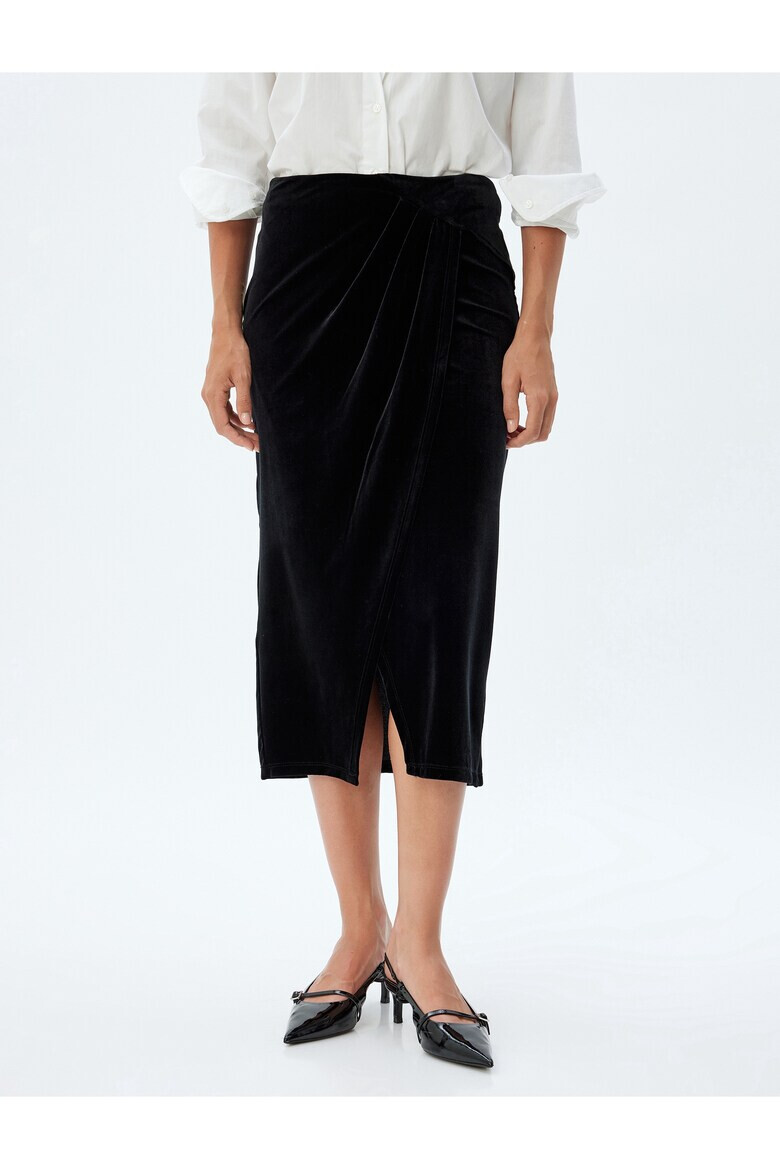 KOTON Кадифена миди пола - Pepit.bg