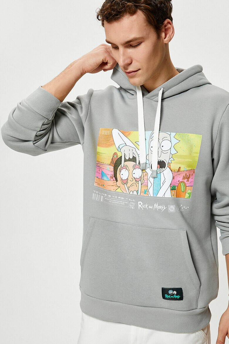 KOTON Худи с принт на Rick&Morty - Pepit.bg