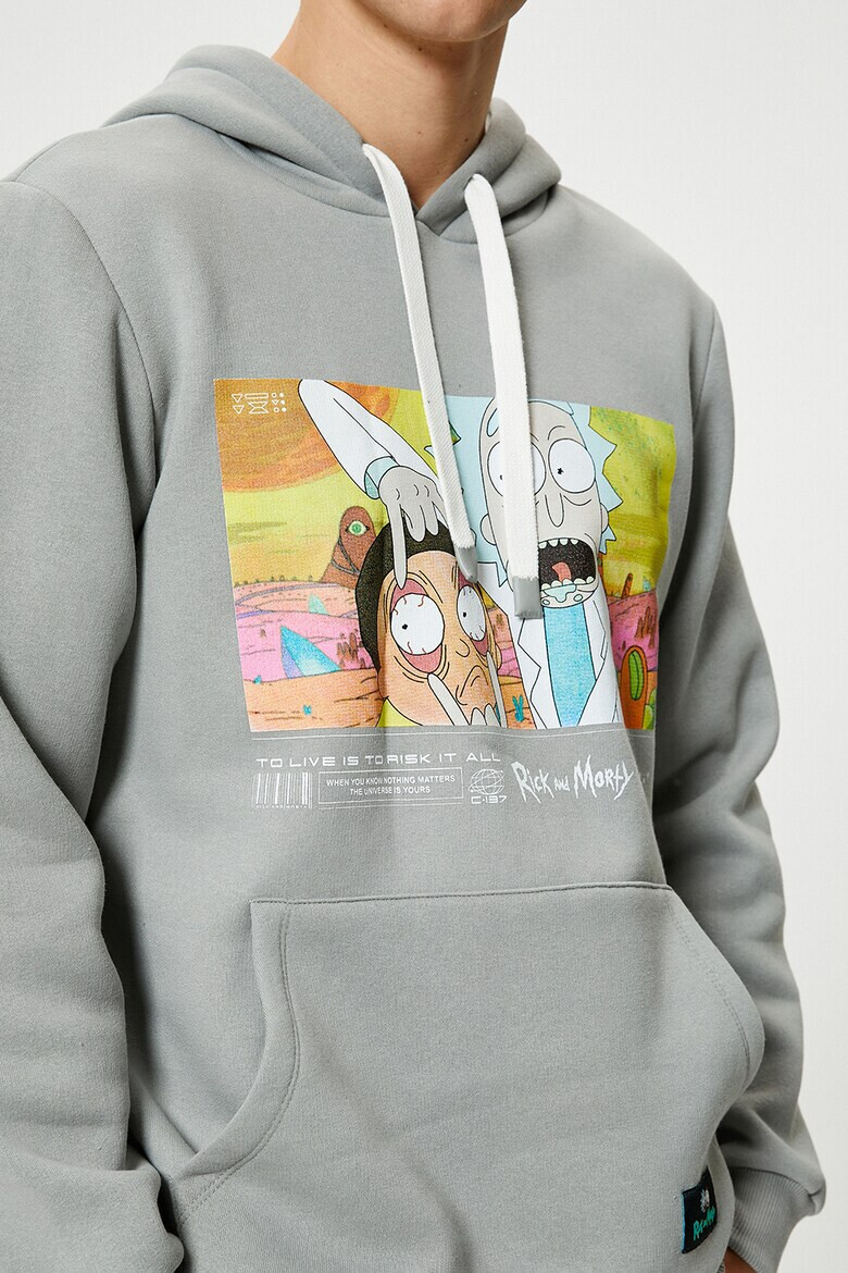 KOTON Худи с принт на Rick&Morty - Pepit.bg