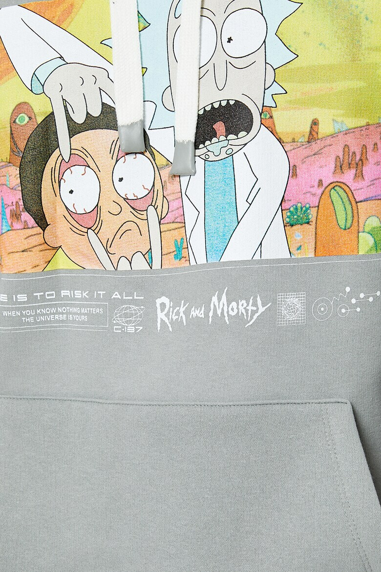 KOTON Худи с принт на Rick&Morty - Pepit.bg