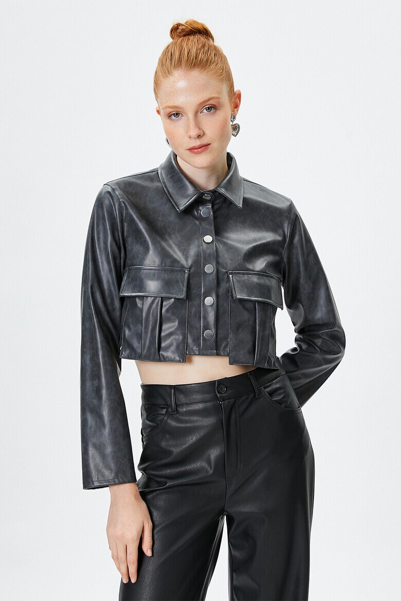 KOTON Къса риза от еко кожа - Pepit.bg