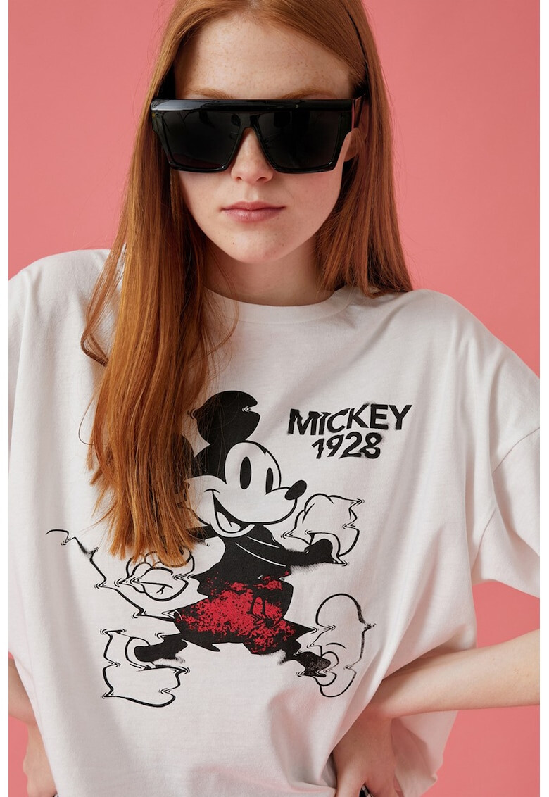 KOTON Къса тениска с щампа на Mickey Mouse - Pepit.bg