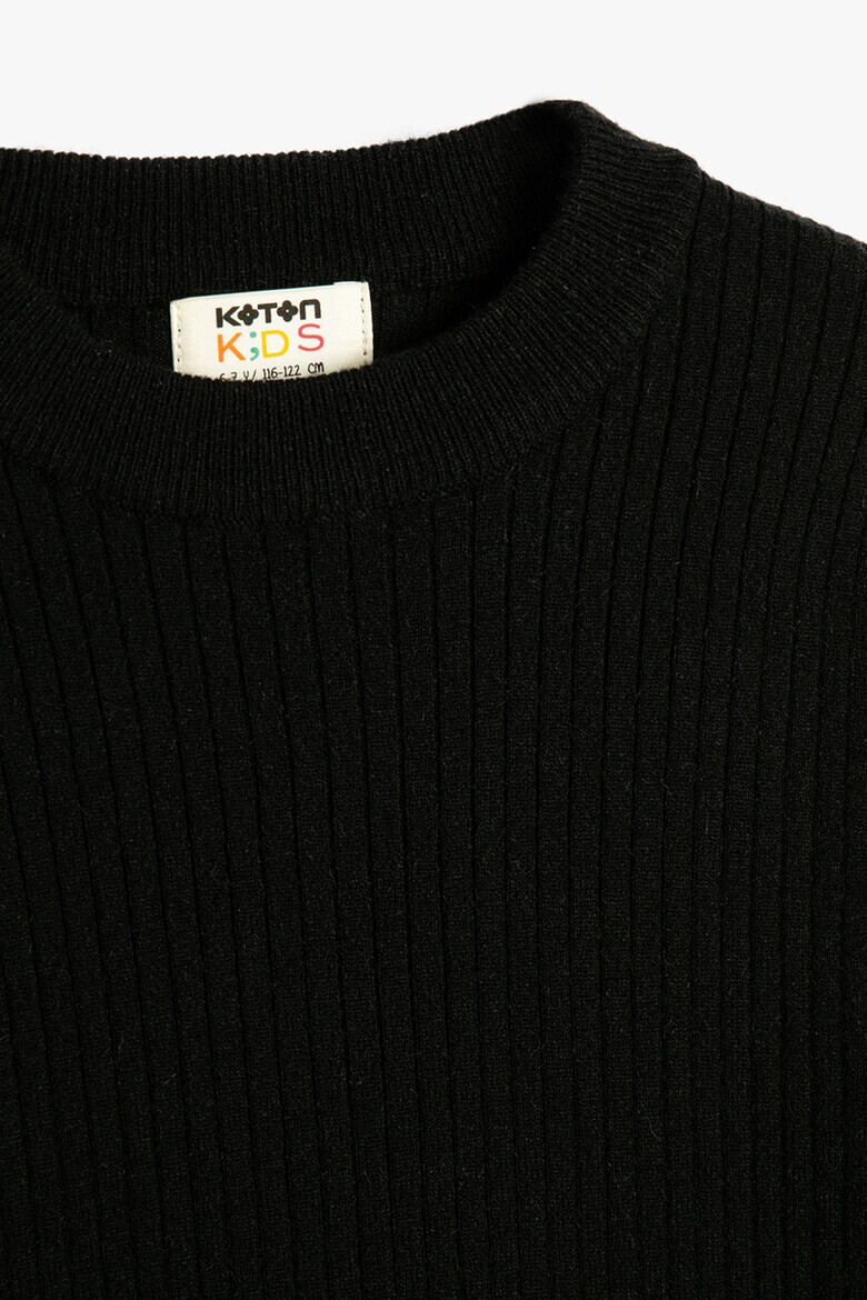 KOTON Пуловер с овално деколте и рипс - Pepit.bg