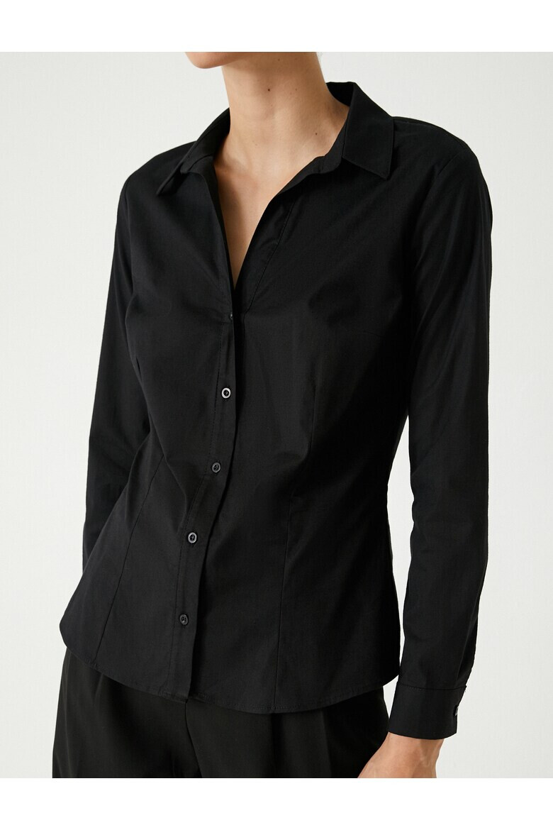 KOTON Слим риза с дълги ръкави - Pepit.bg