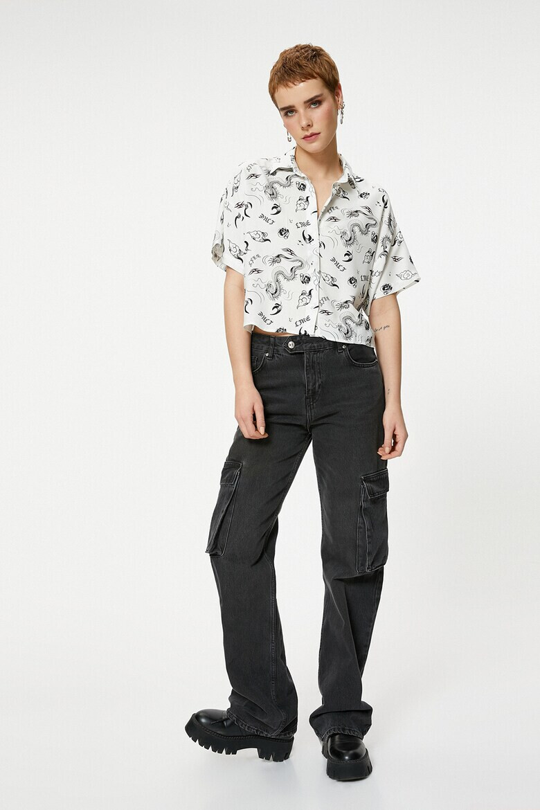 KOTON Свободна къса риза - Pepit.bg