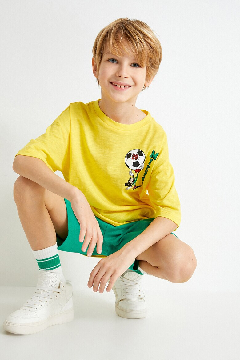 KOTON Свободна тениска с принт на Mickey Mouse - Pepit.bg