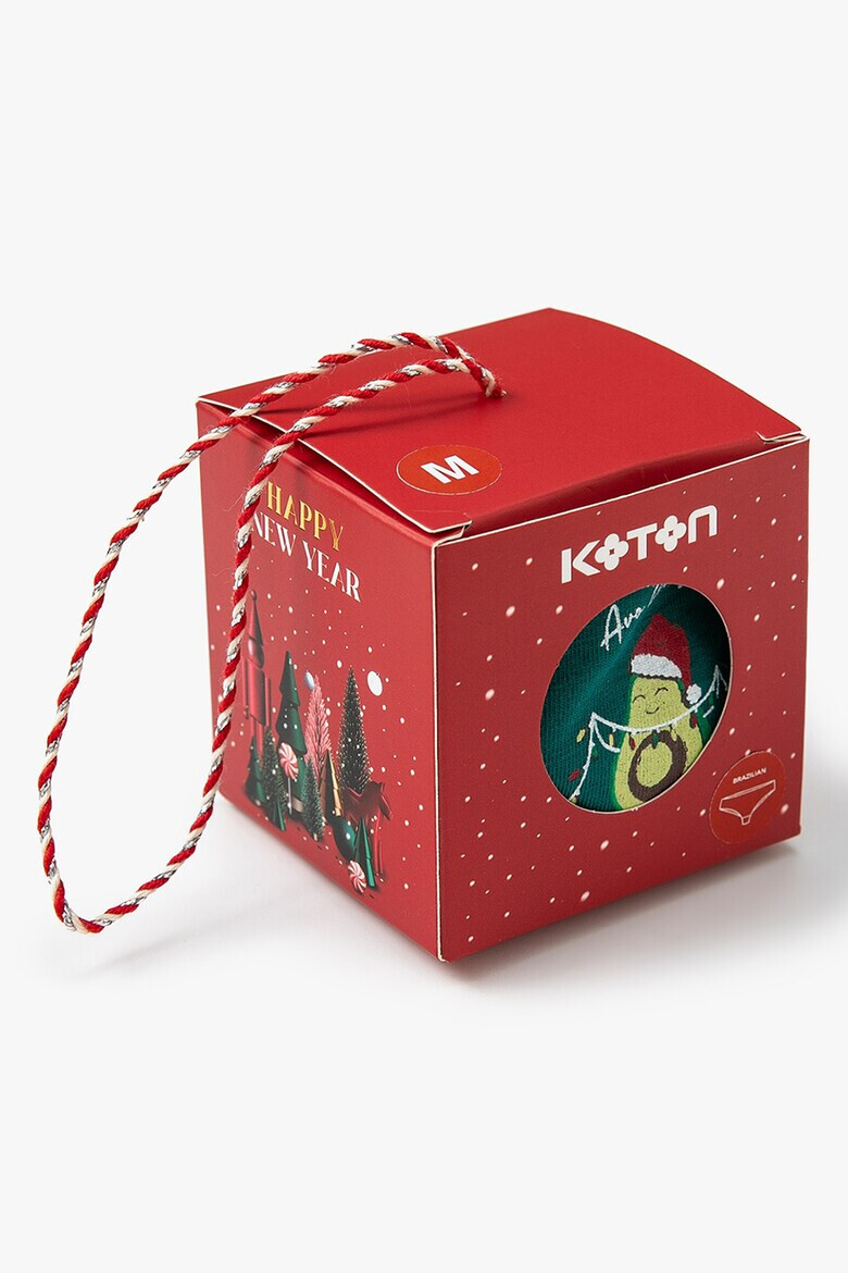KOTON Танга с фигурална щампа - Pepit.bg