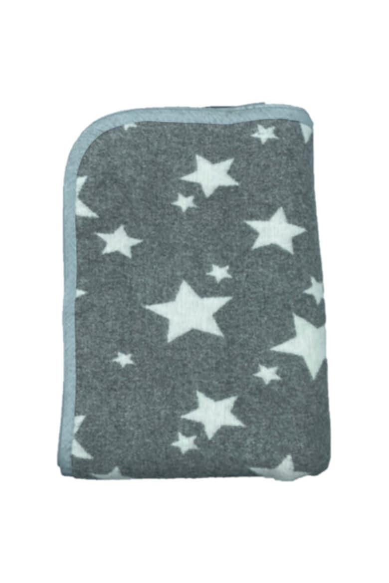 Kring Одеяло Grey Stars 110X140 см 220 гр/м2 Памук 50% Полиестер 50% Сив - Pepit.bg