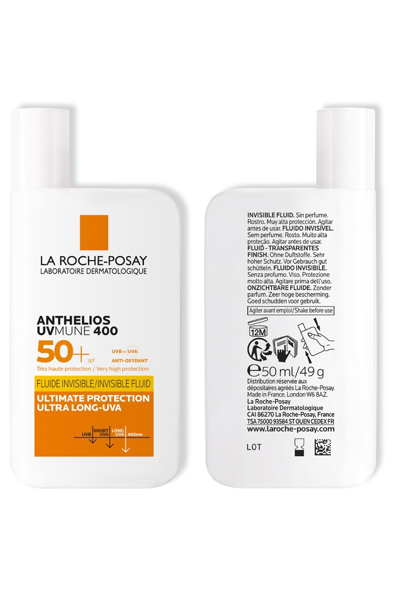 La Roche-Posay Флуид за лице La Roche Posay ANTHELIOS UV-MUNE 400 SPF 50+ 50 мл - Pepit.bg