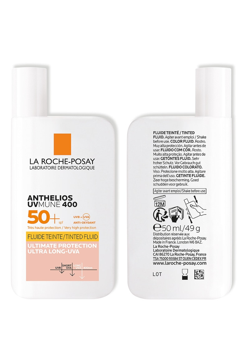 La Roche-Posay Флуид за лице La Roche Posay ANTHELIOS UV-MUNE 400 SPF 50+ С цвят 50 мл - Pepit.bg