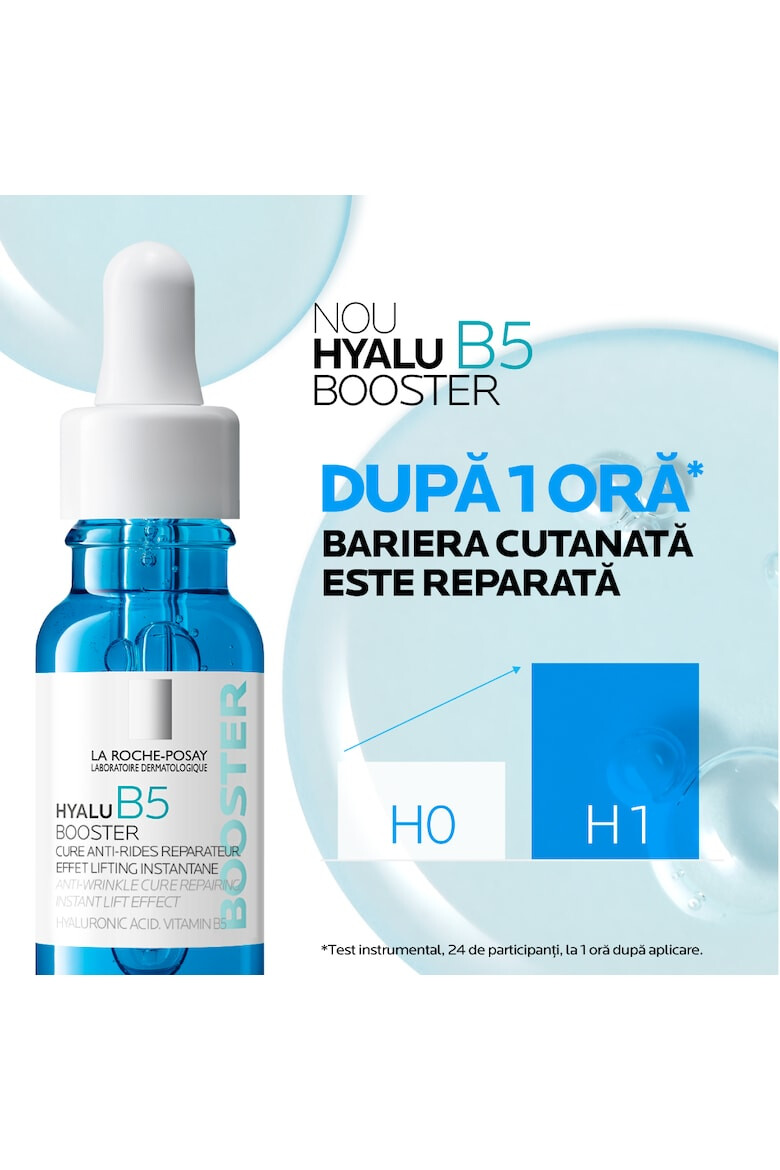 La Roche-Posay Концентриран серум против бръчки с незабавен лифтинг ефект Hyalu B5 Booster с хиалуронова киселина и витамин B5 - без аромат - 15 ml - Pepit.bg