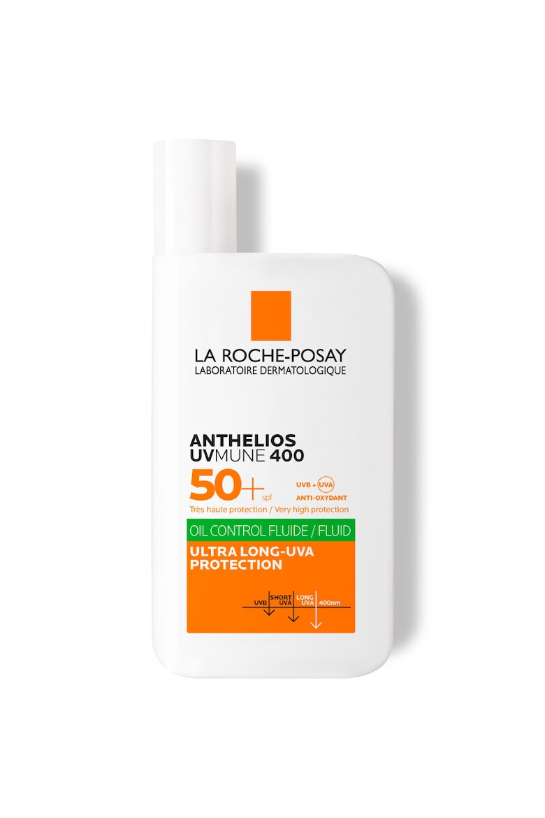 La Roche-Posay Слънцезащитен флуид за лице Invisible ANTHELIOS UVMUNE400 Oil Control SPF 50+ За смесена-мазна кожа 50 мл - Pepit.bg