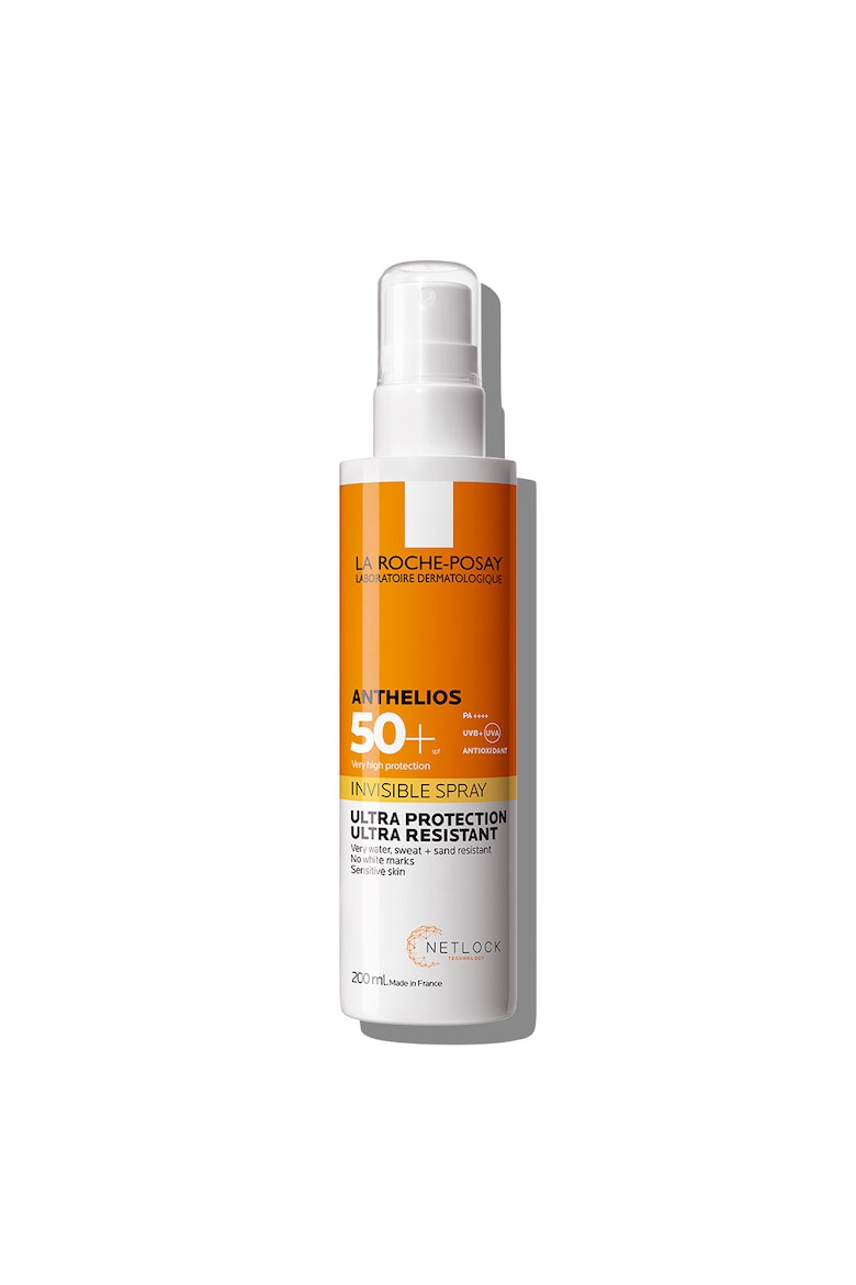 La Roche-Posay Слънцзащитен спрей ANTHELIOS SPF 50+ - За чувствителна кожа - Ултра-устойчив - С аромат - 200 мл - Pepit.bg