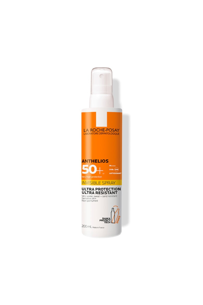 La Roche-Posay Слънцзащитен спрей ANTHELIOS SPF 50+ - За чувствителна кожа - Ултра-устойчив - С аромат - 200 мл - Pepit.bg