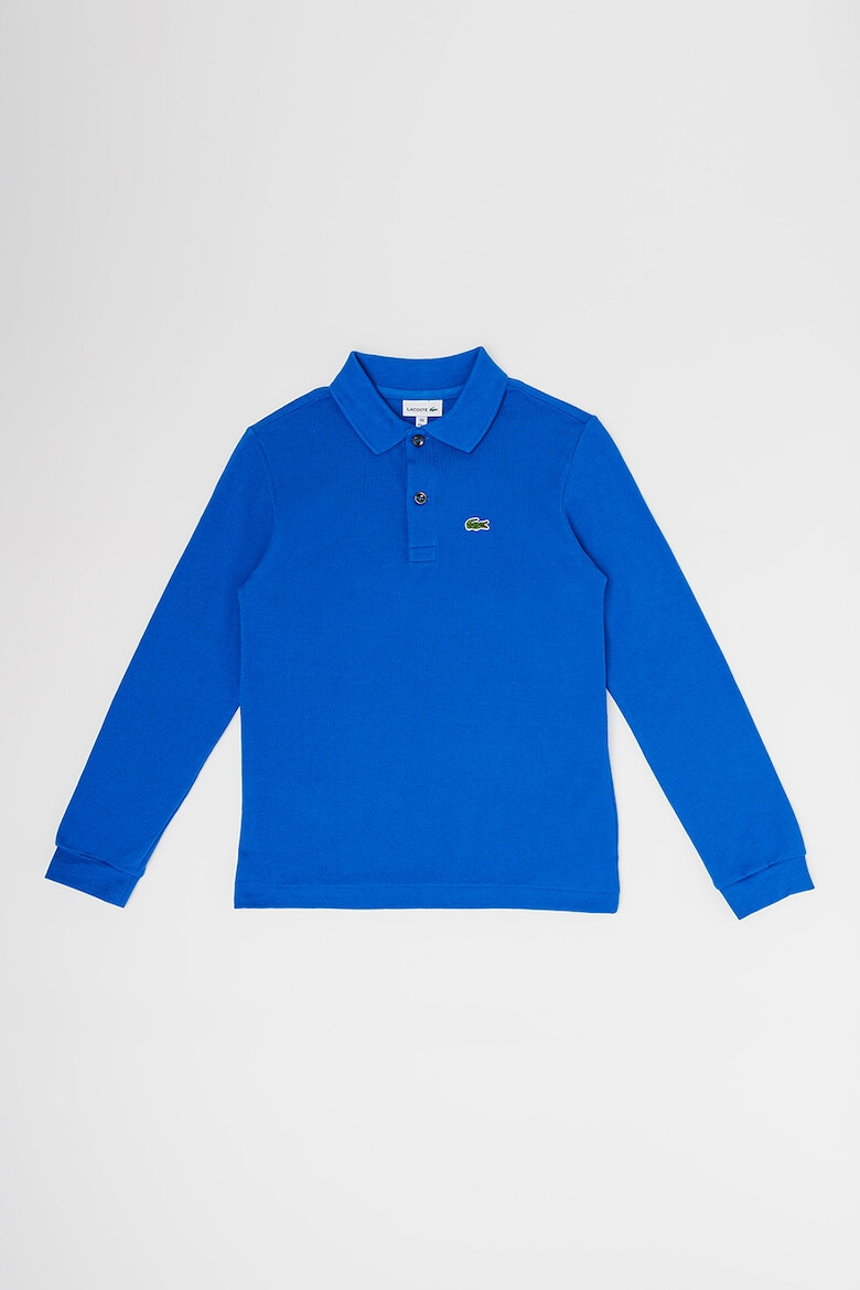 Lacoste Блуза с яка и бродирано лого - Pepit.bg