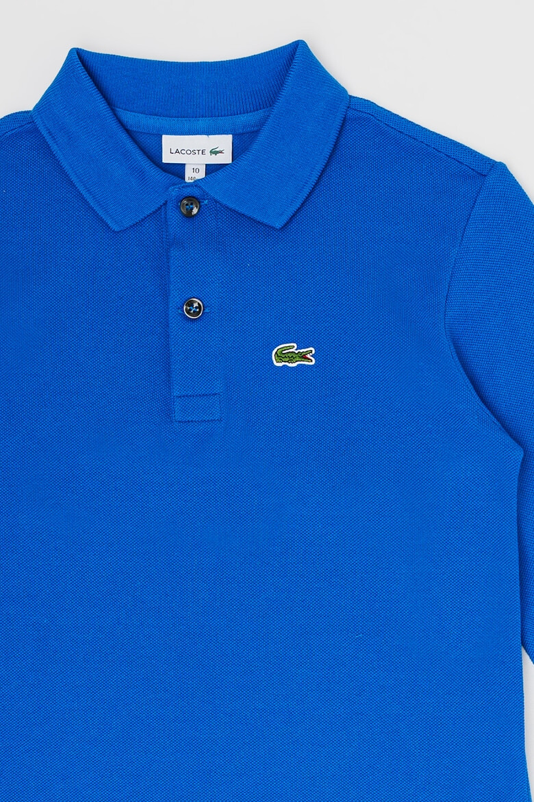 Lacoste Блуза с яка и бродирано лого - Pepit.bg