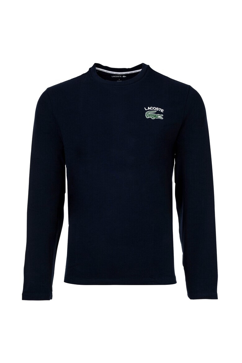 Lacoste Блуза с овално деколте с лого - Pepit.bg