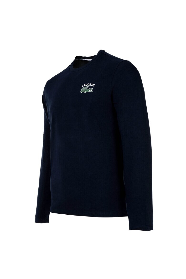 Lacoste Блуза с овално деколте с лого - Pepit.bg