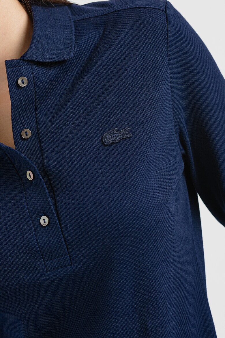 Lacoste Блуза с памук с яка - Pepit.bg