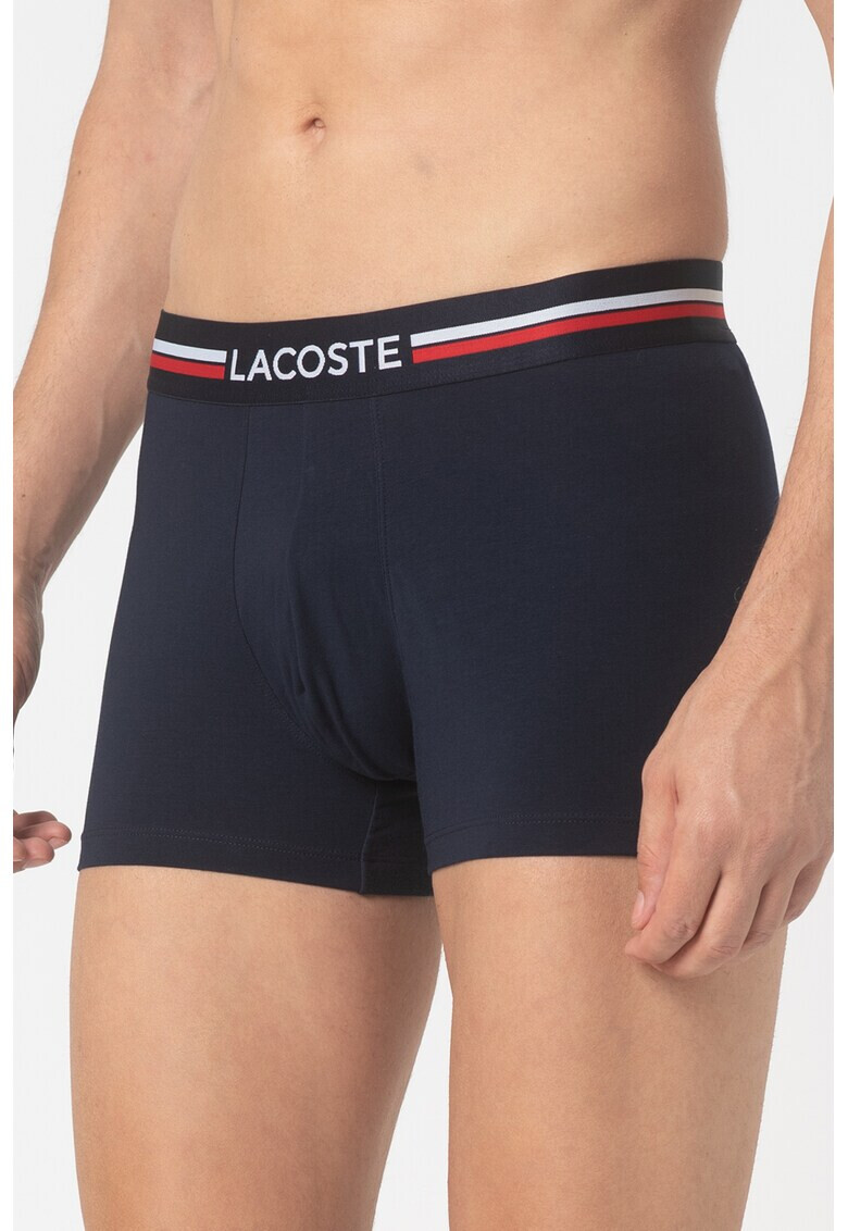 Lacoste Боксерки с лого на талията - 3 чифта - Pepit.bg