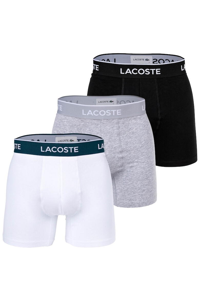 Lacoste Боксерки с лого на талията - 3 чифта - Pepit.bg