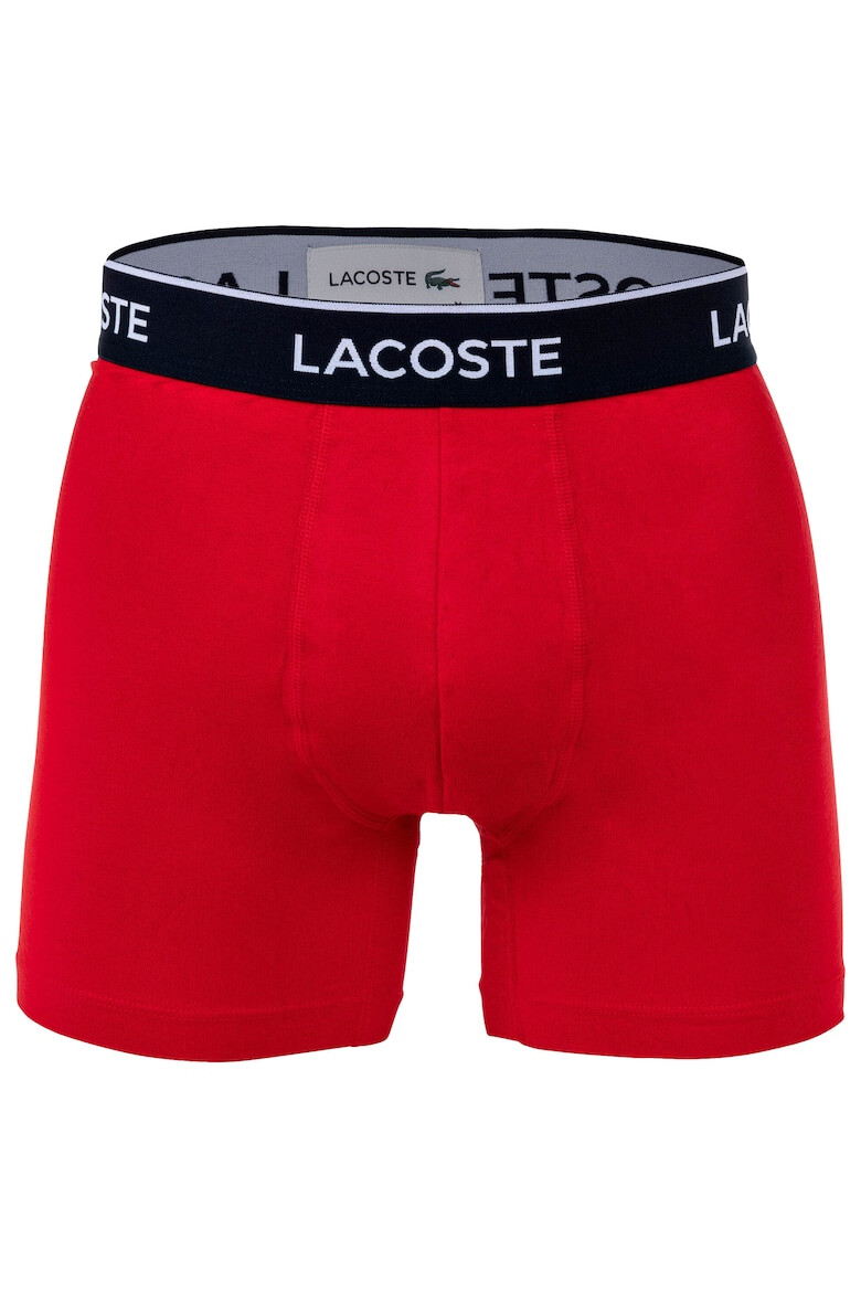 Lacoste Боксерки с лого на талията - 3 чифта - Pepit.bg