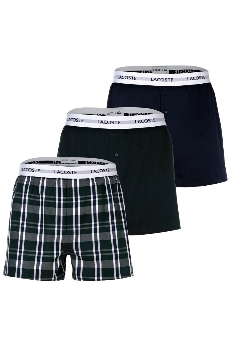 Lacoste Боксерки с лого на талията - 3 чифта - Pepit.bg