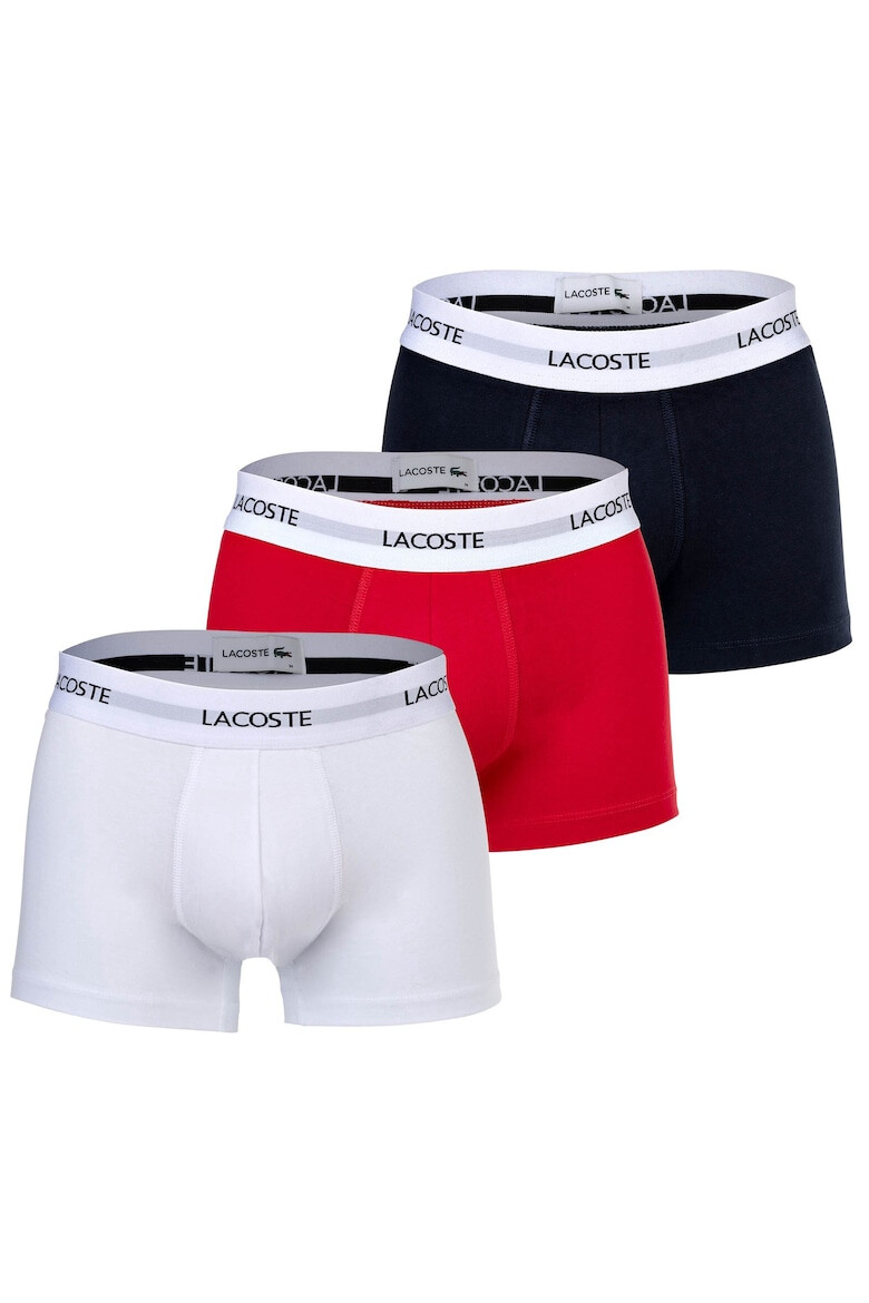 Lacoste Боксерки с лого на талията - 3 чифта - Pepit.bg