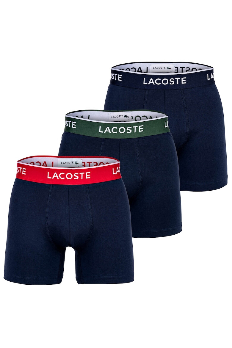Lacoste Боксерки с лого на талията - 3 чифта - Pepit.bg