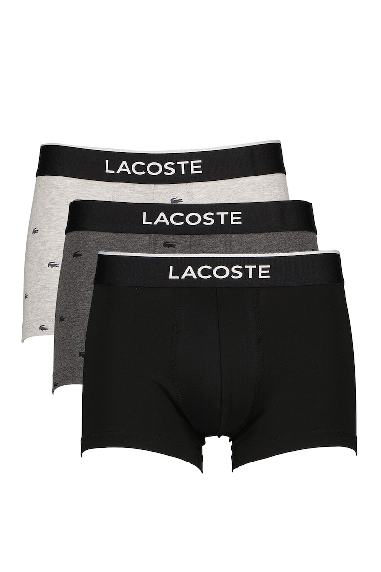 Lacoste Боксерки с лого на талията - 3 чифта - Pepit.bg