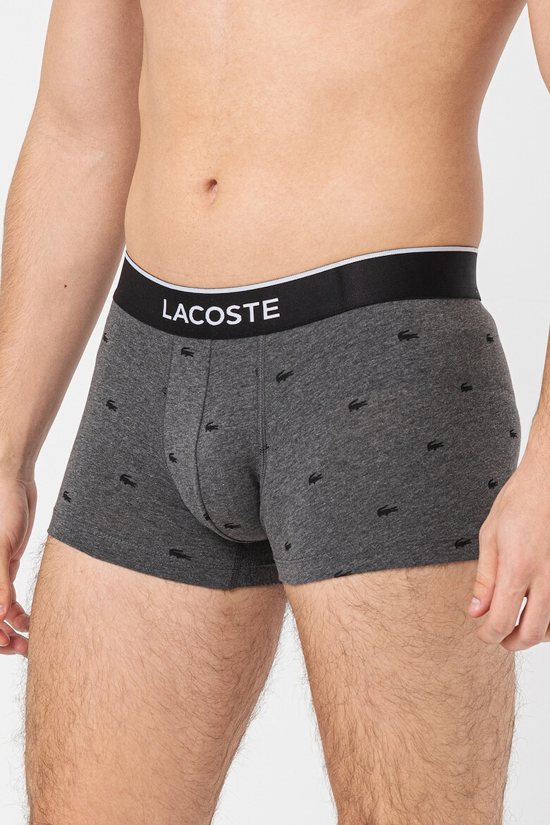 Lacoste Боксерки с лого на талията - 3 чифта - Pepit.bg