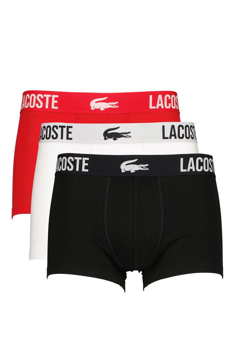 Lacoste Боксерки с лого на талията - 3 чифта - Pepit.bg