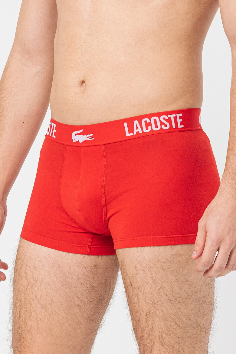 Lacoste Боксерки с лого на талията - 3 чифта - Pepit.bg