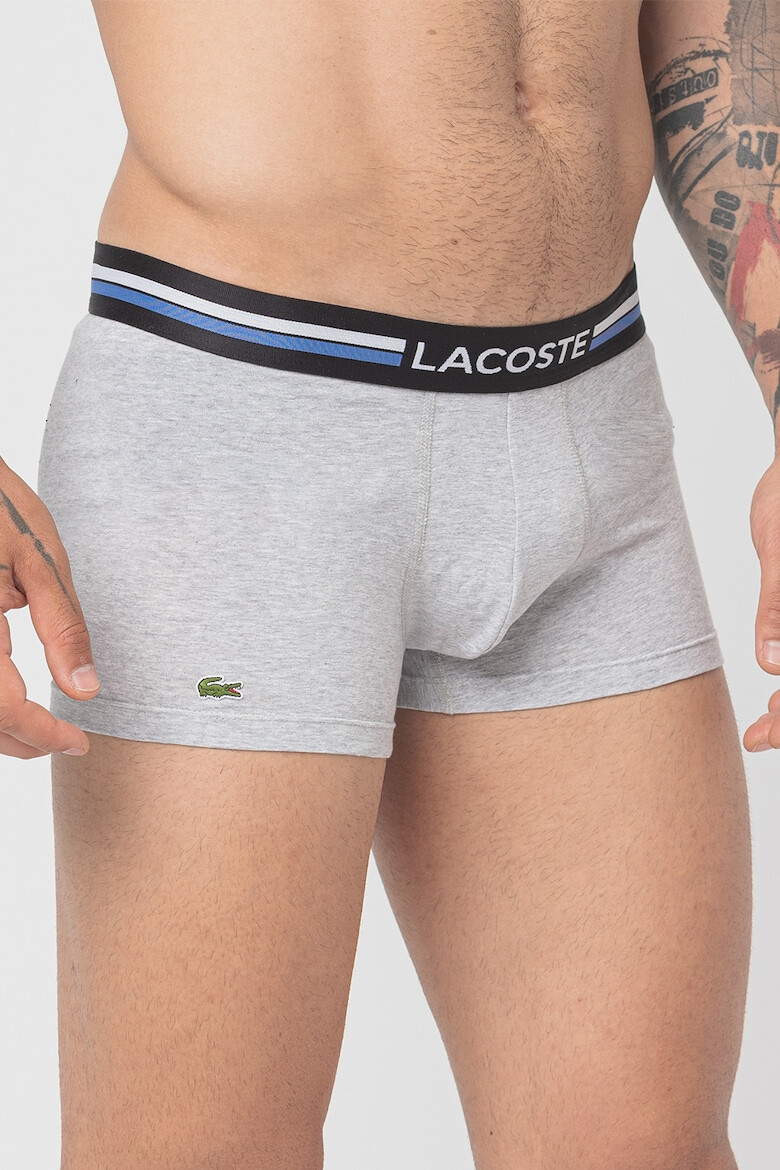 Lacoste Боксерки с лого на талията - 3 чифта - Pepit.bg