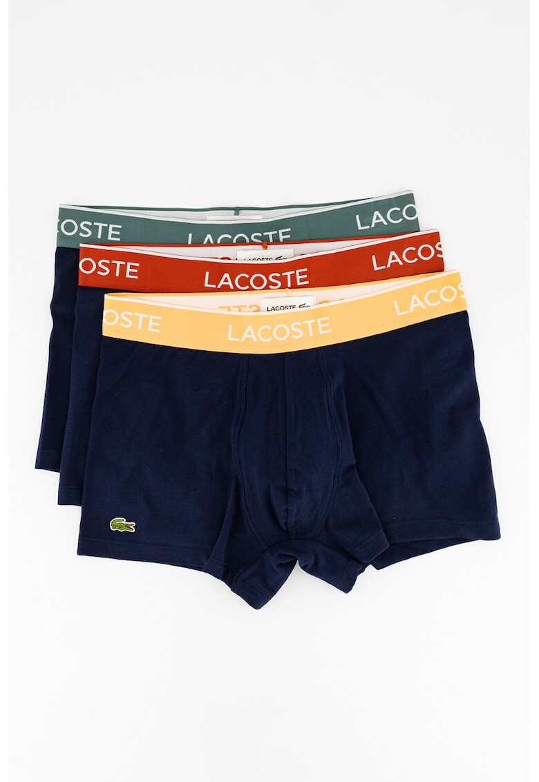 Lacoste Боксерки с лого на талията - 3 чифта - Pepit.bg