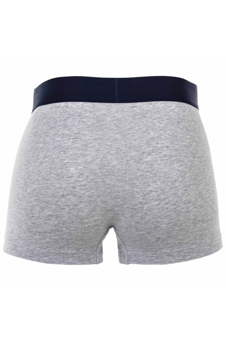 Lacoste Боксерки с памук с лого - 3 чифта - Сив/Тъмносин - Pepit.bg