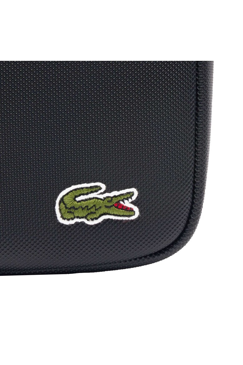 Lacoste Чанта през рамо с джобове - Черен - Pepit.bg