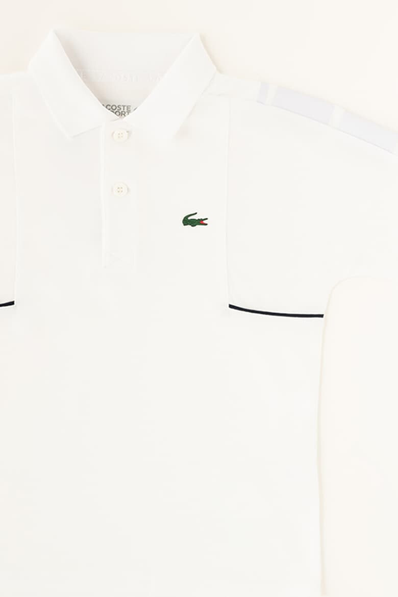 Lacoste Дишаща тениска от пике с яка - Pepit.bg