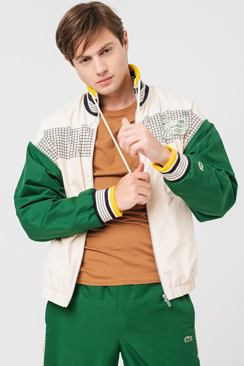 Lacoste Яке с цип и лого - Pepit.bg