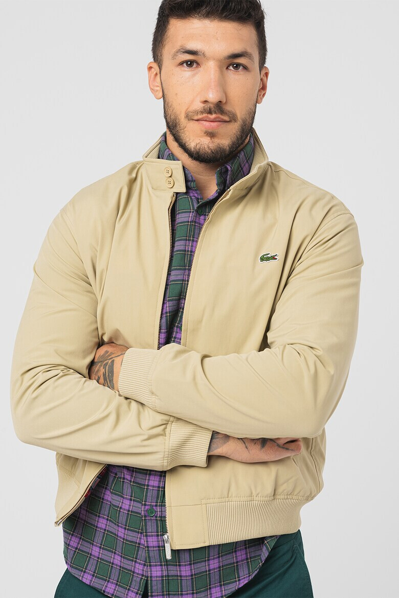 Lacoste Яке с цип и лого - Pepit.bg