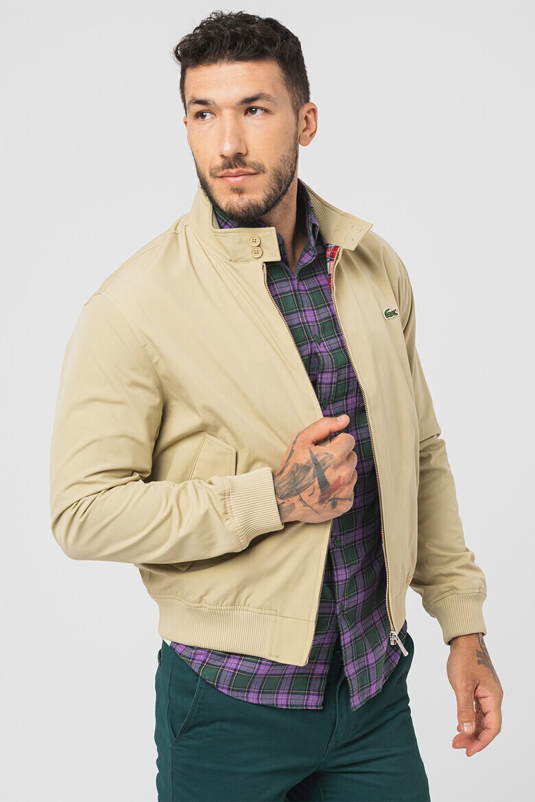 Lacoste Яке с цип и лого - Pepit.bg
