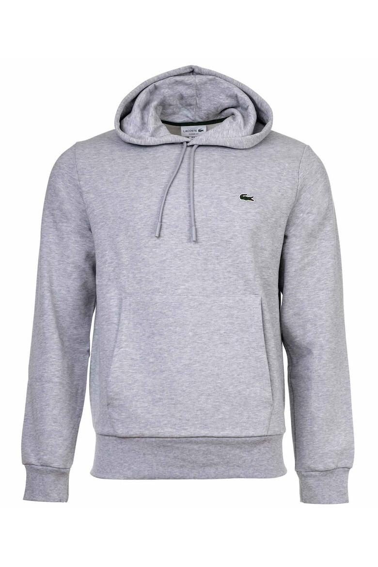 Lacoste Худи с джоб кенгуру - Сив - Pepit.bg